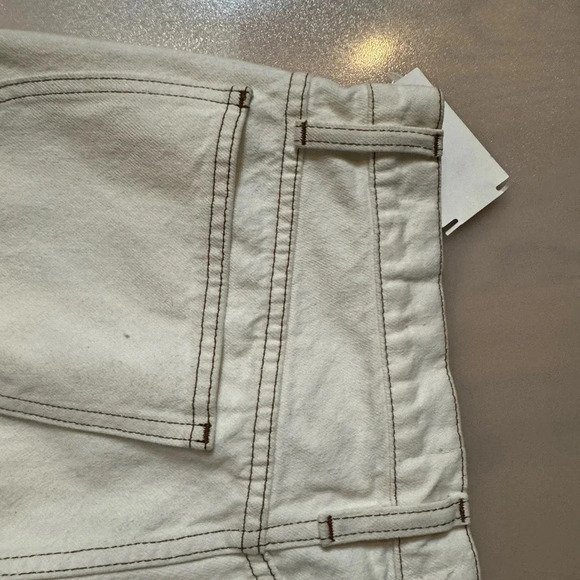 NWOT FRAME Woman LE ITALIEN True Straight In Blanc Jeans Size 29 $239 - Picture 7 of 8